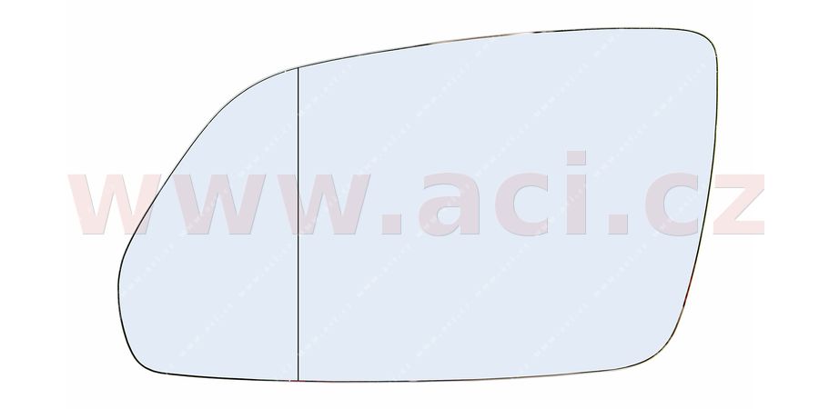 E-shop Sklo zrkadla, vonkajšie zrkadlo VAN WEZEL 5828835