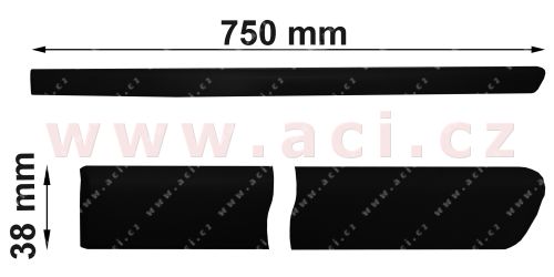 E-shop Ozdobná/ochranná lišta, dvere VAN WEZEL 5836425