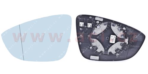 E-shop Sklo zrkadla, vonkajšie zrkadlo VAN WEZEL 5849837