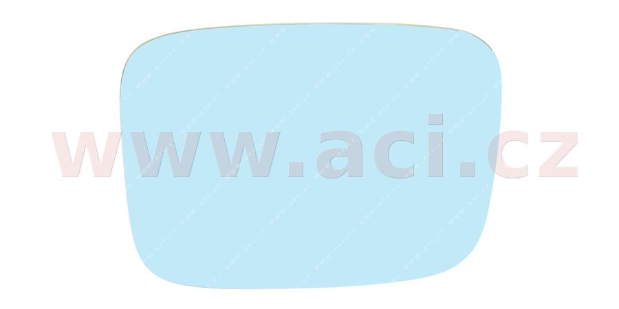E-shop Sklo zrkadla, vonkajšie zrkadlo VAN WEZEL 5896832
