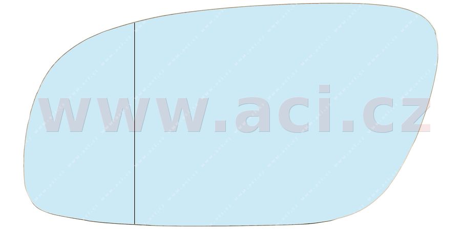 E-shop Sklo zrkadla, vonkajšie zrkadlo VAN WEZEL 5856837