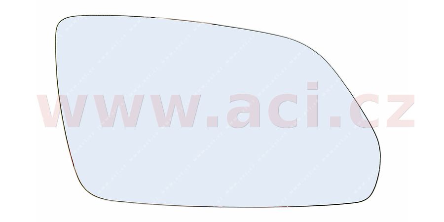 E-shop Sklo zrkadla, vonkajšie zrkadlo VAN WEZEL 5828836