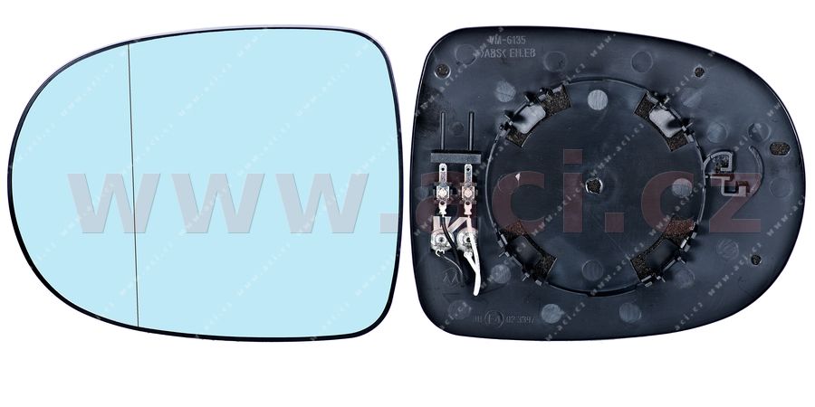 E-shop Sklo zrkadla, vonkajšie zrkadlo VAN WEZEL 4333837