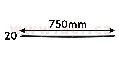 E-shop Ozdobná/ochranná lišta, dvere VAN WEZEL 5839405