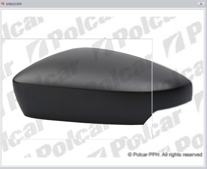 E-shop Kryt, vonkajšie zrkadlo POLCAR 69B255PE