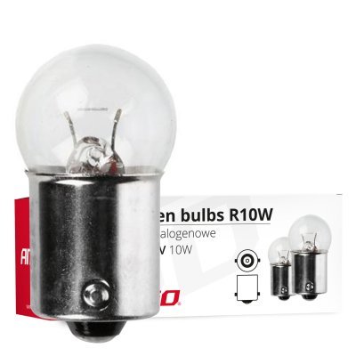 AMiO Halogénové žiarovky R10W BA15s 12V 10W 10ks