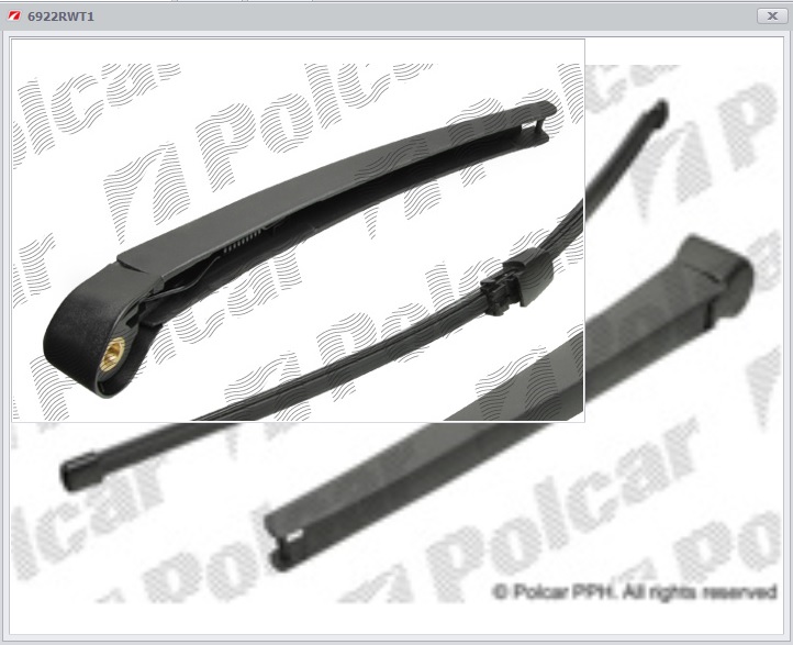 E-shop Rameno stierača skiel POLCAR 6922RWT1