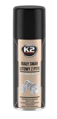 K2-BIALY SMAR Z PTFE 400ML SPRAY