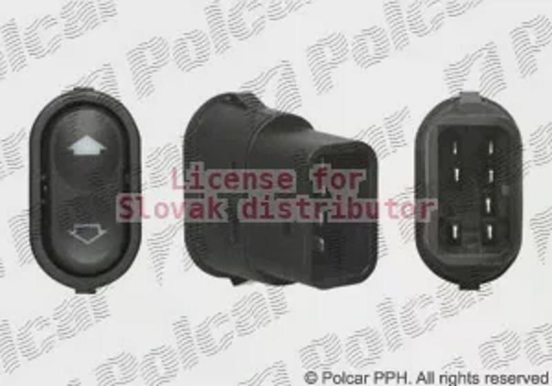E-shop Prepínacia páčka LUCAS svetiel,stieračov,smeroviek POLCAR 3207P-71