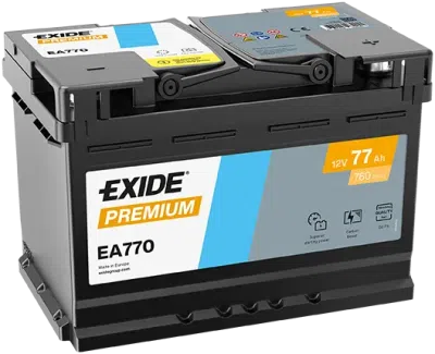 EXIDE Premium 77Ah Autobatéria 12V , 760A , EA770