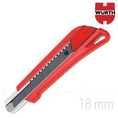 WURTH 071566210 Nôž s odlamovaciou čepelou 18mm