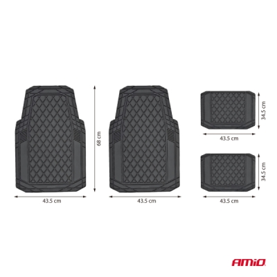 Univerzálne autokoberce PVC CM-03 AMiO-04887