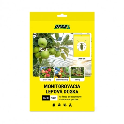 Monitorovacia lepová doska MAXI 10ks Trebor 28986