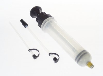 Odsávací pumpička na provozní kapaliny, objem 0,2 litru - QUATROS QS60226