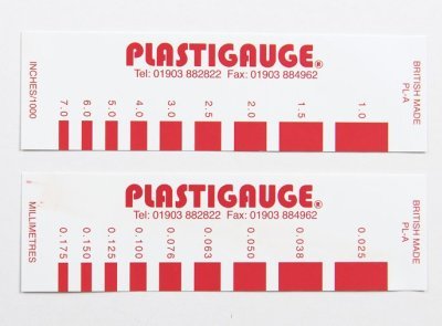 Plastigage-měření tolerance ložisek (různé velikosti), Rozměr: 0.5-1 mm