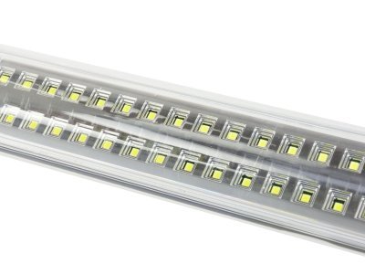 Montážní lampa LED 120 SMD, nabíjecí, s nastavitelným držákem, háčky a magnety