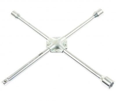 Klíč na kola křížový 17, 19, 21 a 1/2" - SATRA