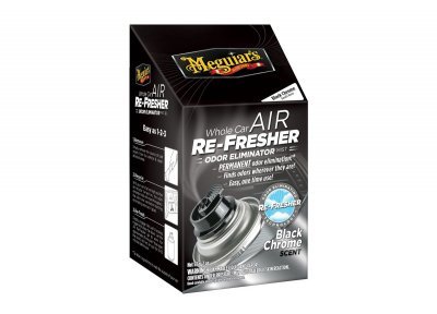 Meguiar's Air Re-Fresher Odor Eliminator - Black Chrome Scent - čistič klimatizace 71 g