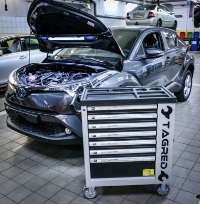 Dílenská skříň, dílenský vozík s nástroji TAGRED TA212