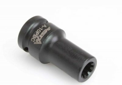 Klíč - nástrčná hlavice 1/2" 11,5 mm 10hranná, na brzdy PORSCHE - ASTA