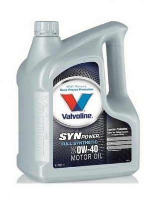 Motorový olej Valvoline SynPower 0W-40, 4L