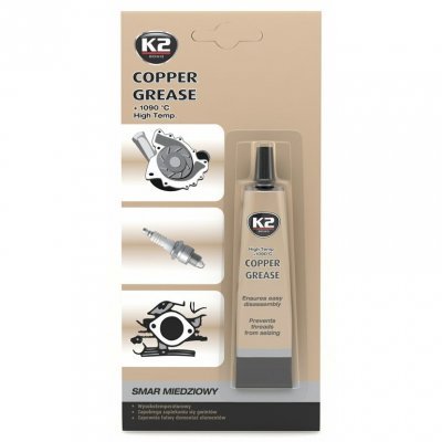K2 COPPER GREASE 20 ml - měděné mazivo pro tepelně namáhané spoje