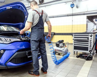 OLEJOVÝ KOMPRESOR 24L, 2,8KW, TAGRED TA300