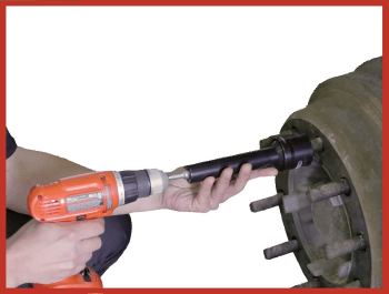 Nástavec pro čištění závitů šteftů kol 18-22 mm, s kartáčem 22 mm - Counteract SBCT22