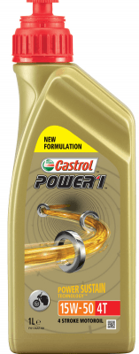 Motorový olej Castrol Power 1 4T 15W-50, 1L