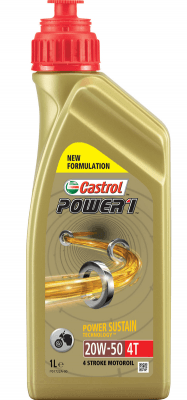 Motorový olej Castrol Power 1 4T 20W-50, 1L
