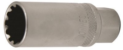 Hlavice na zapalovací svíčky, 3/8", 18mm, multiprofil - JONNESWAY S17H3418