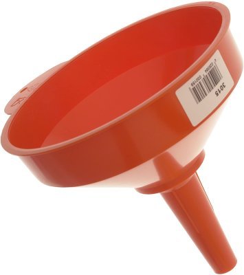 Plastový trychtýř - nálevka, bez sítka, průměr 150 mm, se závěsným očkem