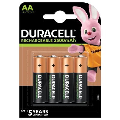 Nabíjecí baterie Duracell AA 2500mAh 4ks