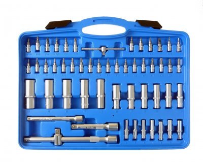 Gola sada s nářadím 1/4", 3/8" a 1/2", 171 dílů - QUATROS QS50171