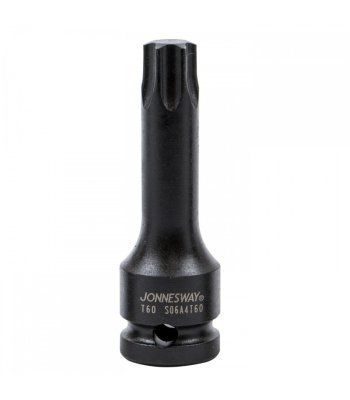 Zástrčné hlavice TORX 1/2", úderové, prodloužené 78 mm, různé velikosti - JONNESWAY, Velikost: T40