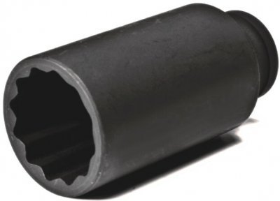 Nástrčná hlavice úderová, 1/2", 32 mm, prodloužená, 12hranná - QUATROS QS54360