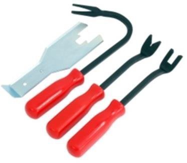 Sada přípravků na demontáž čalounění a kličky na stahování oken - QUATROS QS14576