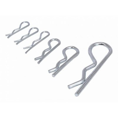Závlačky pružinové 2.0-4.0 mm, sada 150 ks - ASTA