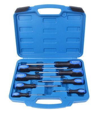 Šroubováky TORX, velikosti T8 - T40, sada 8 kusů - QUATROS QS14925