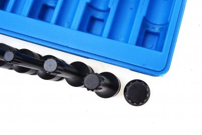Sada zástrčných úderových hlavic XZN, 1/2", M4 - M16, 9 kusů - QUATROS QS50010