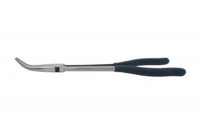 Kleště extra dlouhé, 28 cm, zahnuté 45 stupňů, špičaté čelisti - JONNESWAY P7602
