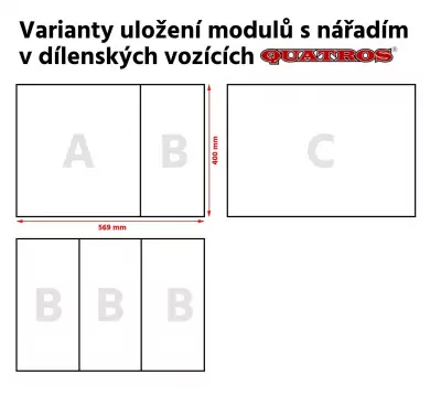 Modul - ruční nářadí - nástrčné klíče Imbus a Torx, kladiva, 21 ks - JONNESWAY H10121SV