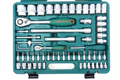 Gola sada 1/4" a 1/2", 94 kusů - JONNESWAY S04H52494S