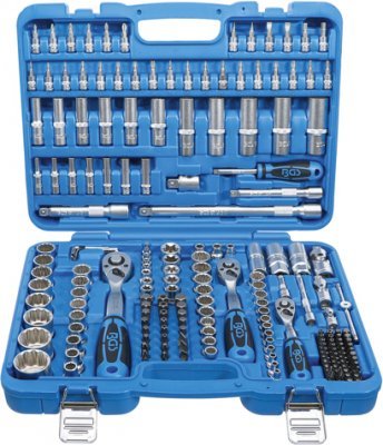 Gola sada 1/4", 3/8", 1/2", 192 dílů, dvanáctihran - BGS 2286