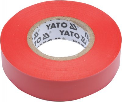 Elektrikářská páska červená 15 mm x 20 m YATO YT-81592