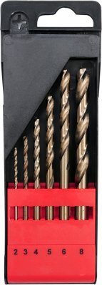 Kobaltové vrtáky CO-HSS 6 kusů 2-8MM YATO YT-41602