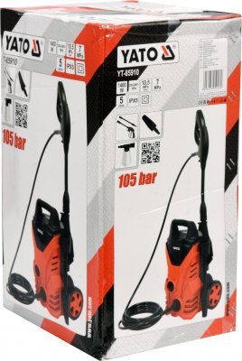 Vysokotlaký čistič 1 400 W - 105 bar YT-85910
