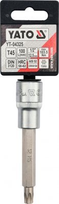 Nástavec TORX 1/2" T45 L100 mm YATO YT-04325