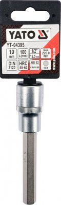 Nástavec HEX 1/2" 10 mm L100 mm YATO YT-04395