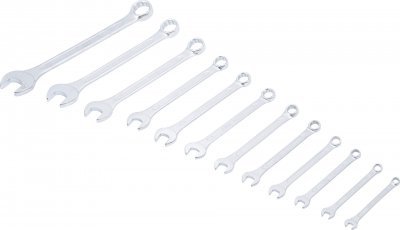 Očkoploché klíče, velikosti 6-22 mm, sada 12 ks v obalu - BGS 1197